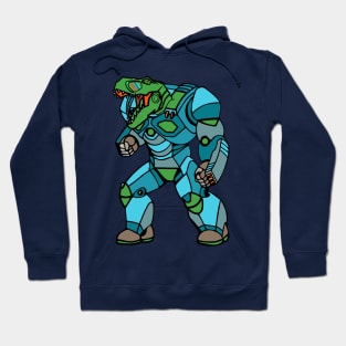 T-Rex Dinosaur Robot Hoodie